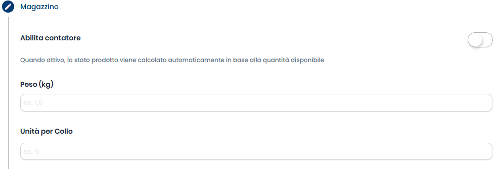 Storico vendite