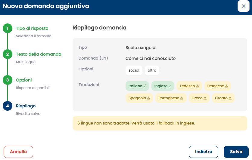 Riepilogo