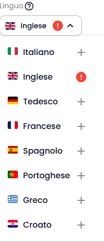 Categorie prodotti