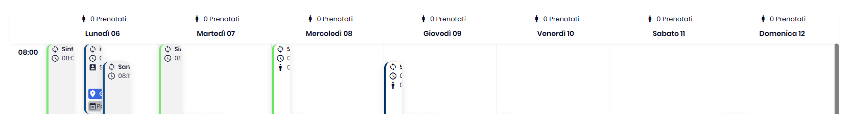 Mostra posti disponibili