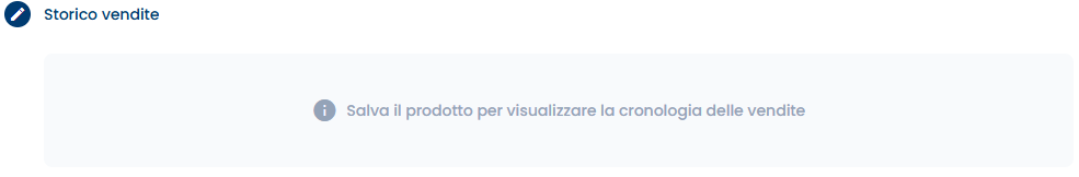 Riepilogo prodotto
